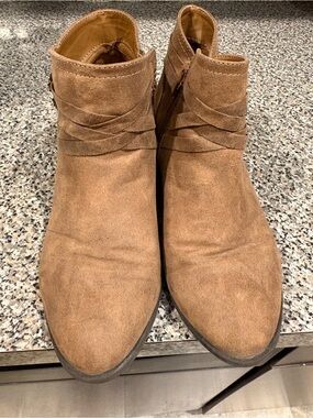 Tan Suede Ankle Boots